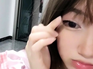 POV close up asian gf blowjob